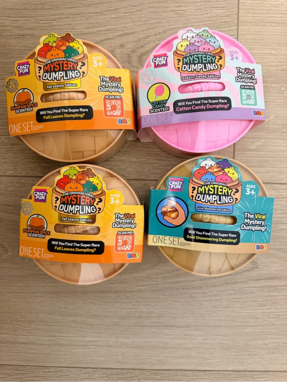 4 RMS Crazy Fun Mystery Dumpling New Sealed
